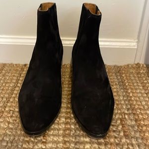 Rag and Bone beautiful black suede ankle boots, size 6